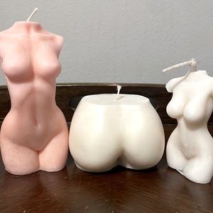Woman Shaped Candle Bundle